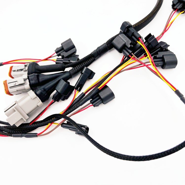 Custom Waterproof Ev6 Car Fuel Injector Auto Electric Wire Harness