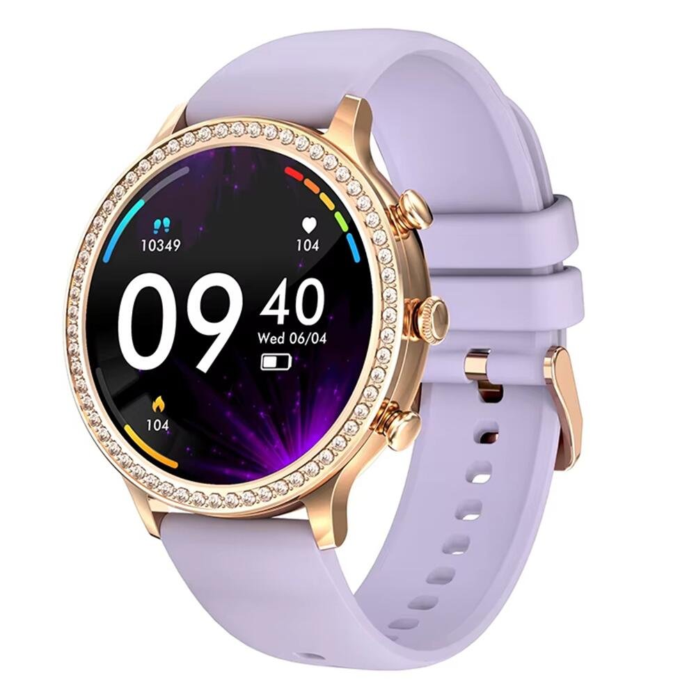 2025 New Fashion Diamond Women Watch I70 HRS3605 Support Dynamic Heart Rate True Blood Oxygen Detection BT Calling Smart Watch