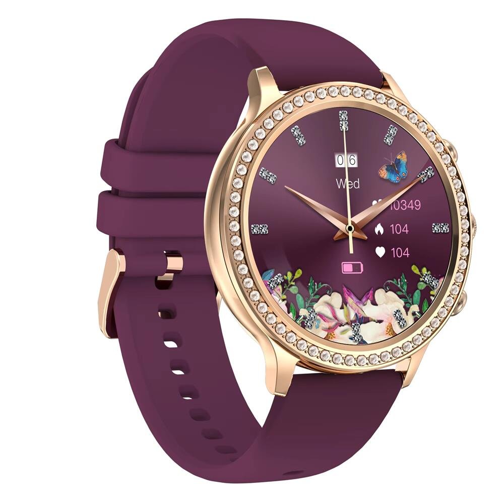 2025 New Fashion Diamond Women Watch I70 HRS3605 Support Dynamic Heart Rate True Blood Oxygen Detection BT Calling Smart Watch
