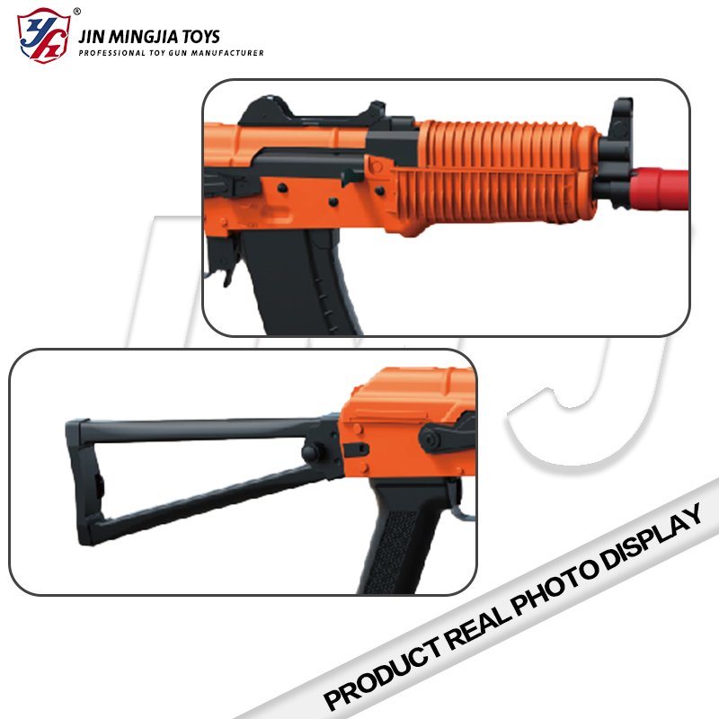 AK74U Electric TOY GUN GEL Ammos AUTO Shooting Blaster Balls Splatter Launcher Fighting Game SAFE Kids Playing Toy Outdoor