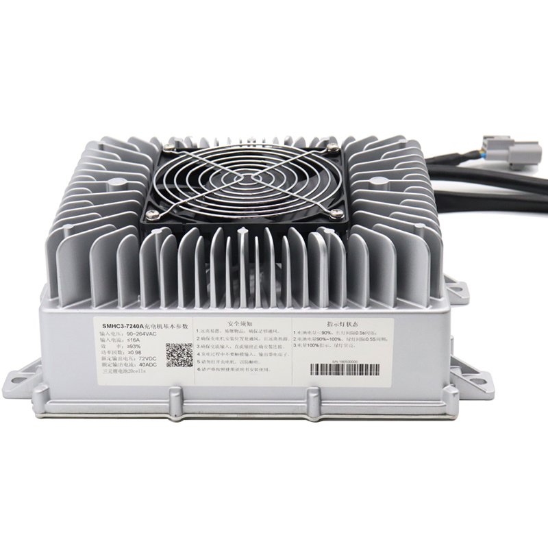 3300W 24V 100A EV Car Fast Charger On-board Portable Lead Acid LiFePo4 Lithium Battery Charger 24V 100A