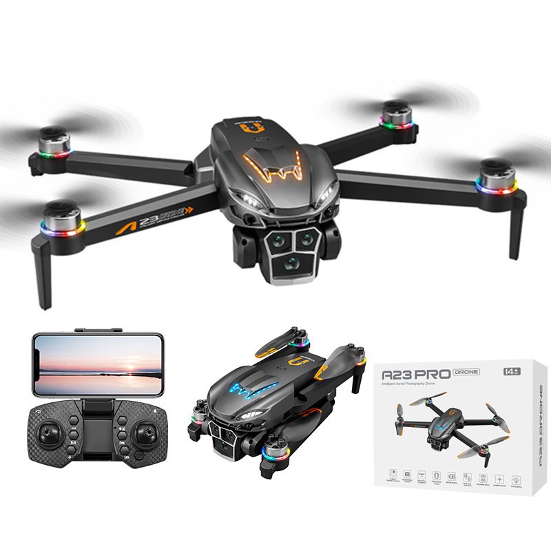 Rc Foldable Quadcopter Drone Toys Real-Time Transmission Wifi Fpv Drone Wide Angle Hd 4k Camera Drone With Height Hold for Gift