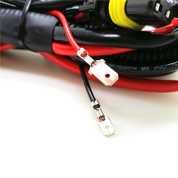 SKYEARTH Factory Offer H1 HID Conversion Kit Relay Wire Harness Adapter Wiring