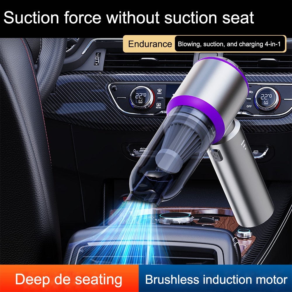 Portable Cordless 16000pa High Powerful Wireless Dry Car Vacuum Cleaner with Brushless Motor for Car Cleaning