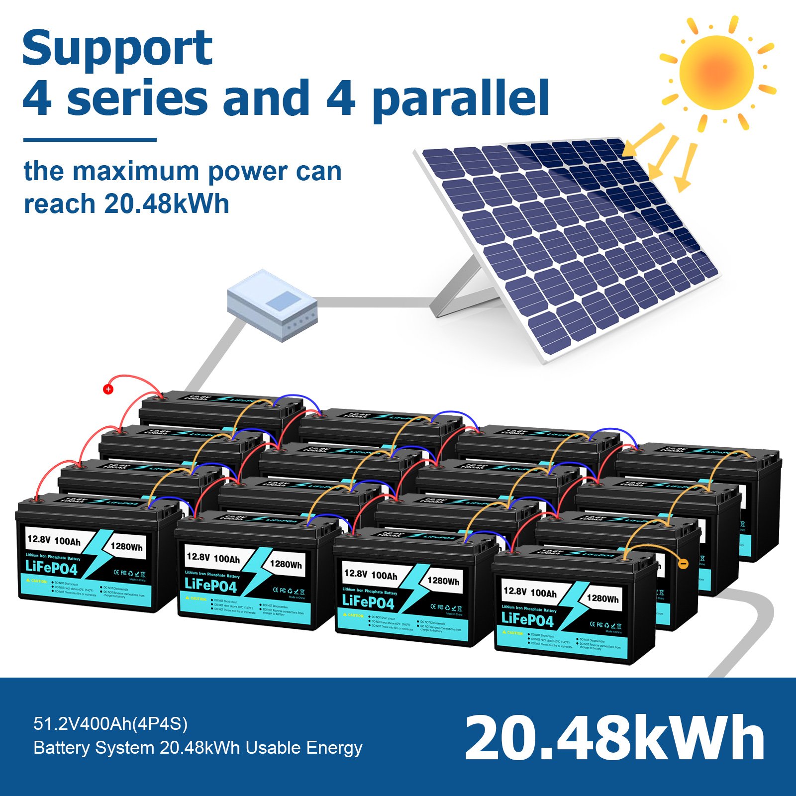 Electric Forklift Lithium Ion Battery Pack 48v 200ah Iron Phosphate 24v Lifepo4 280ah 12v 36v Vehicle Battery 100ah 105ah 150ah