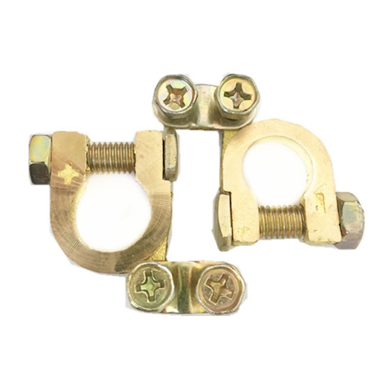 Professional Factory Supply Brass Battery Terminal Post Car Battery Clamp