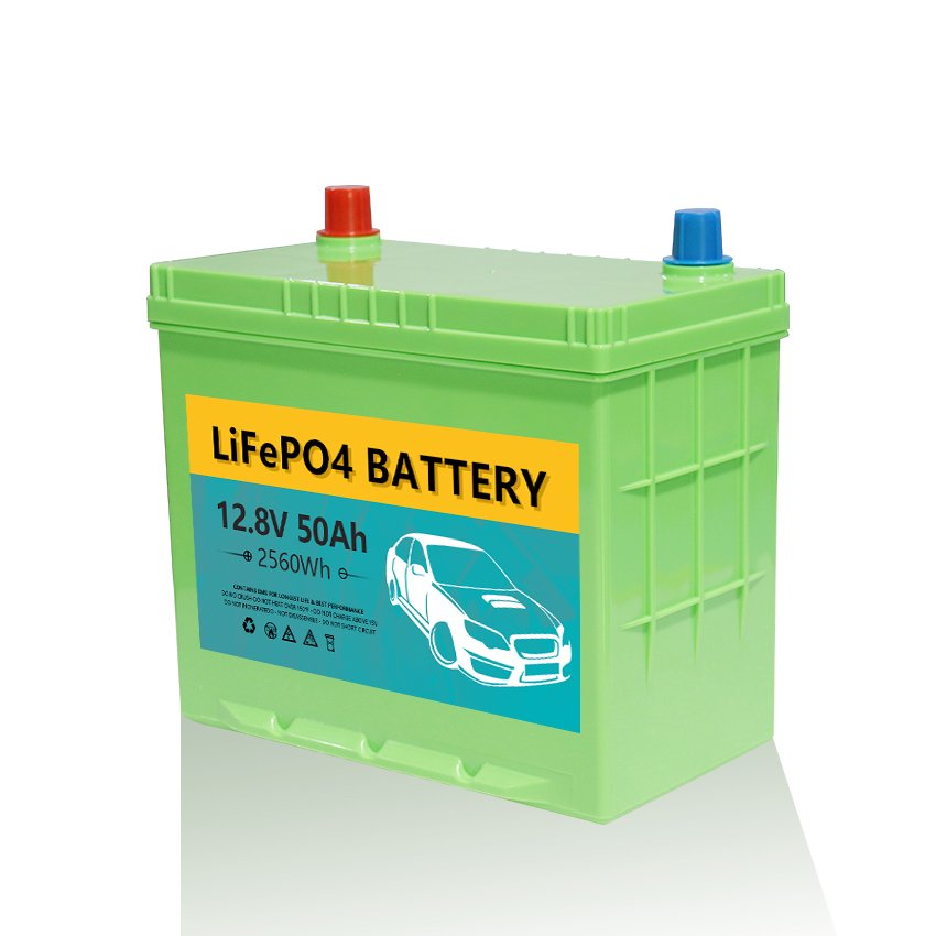 12v 50Ah LiFePO4 Battery Lithium Ion Rechargeable Battery Built-in BMS Protect Charging and Discharging for Car Starting CCA800