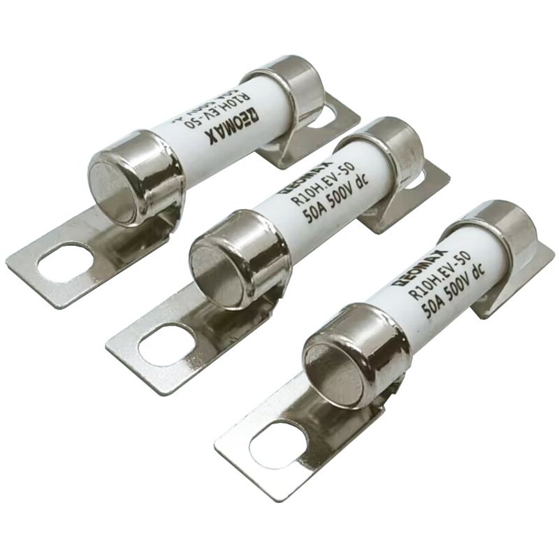 10*38 EV Fuse Link 500V 20A 30A 40A 50A 60A Fuse Cutoff Fusible Cutout High Voltage Auto Fuses for New Energy EV Battery
