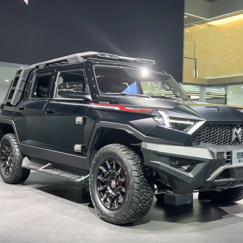 Famous Chinese Brand Dong Feng Mengshi M Hero 917 AWD HIgh Performance SUV OFF Road Vehicle Dongfeng Meng Shi 917 EV Car