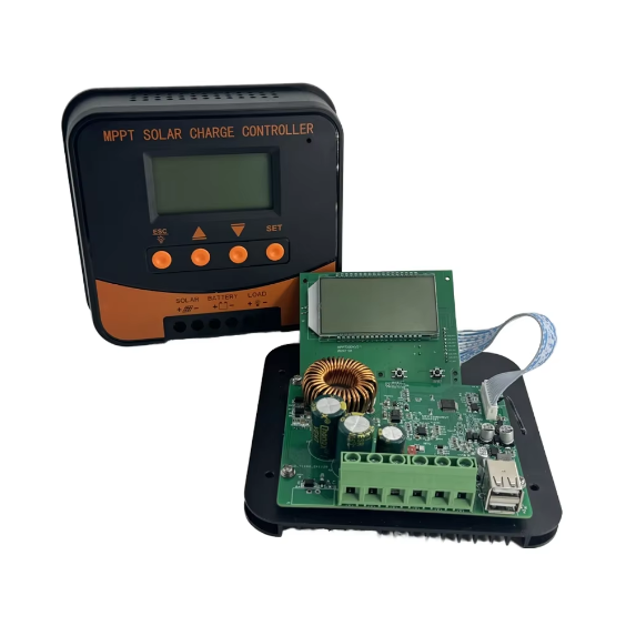 Smart Solar Panel Charger Regulator 24V 12V DC Output Light Bulb 10A 20A Manual Mppt Charge Controller