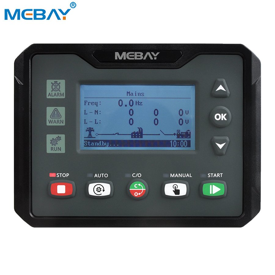 MEBAY Iot Low Temperature AMF Generator Control Module DC42MCR Diesel Engine Part Diesel Generator Starter IP65 3 Ph Panel 0.6kg