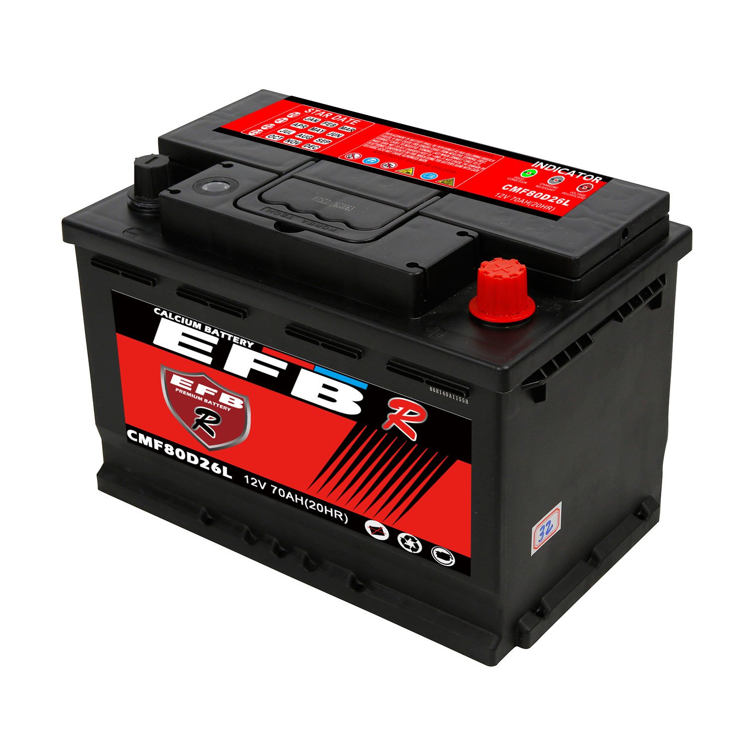 Car Battery Manufacture All Capacity Lead Acid Car Battery 12V80AH N70 80D31 STRONG POWER in Affordable Price