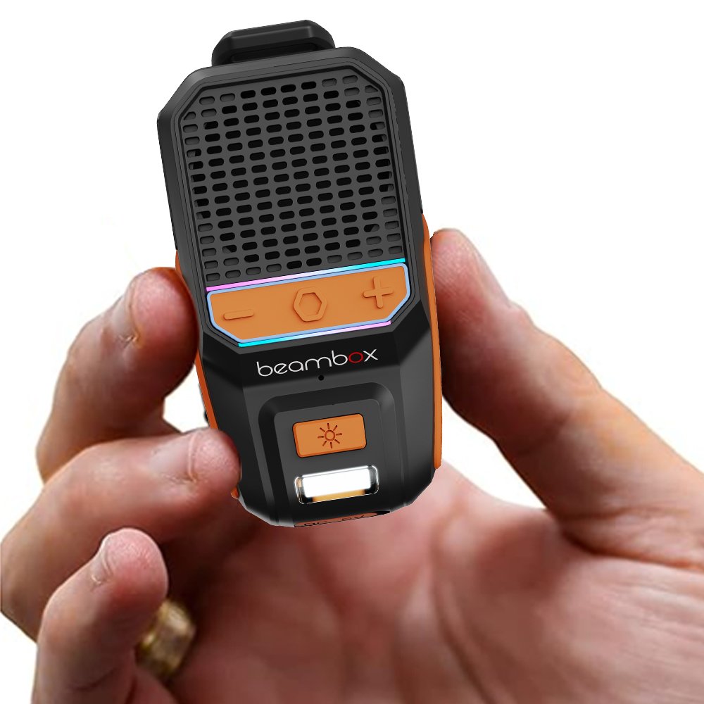 IPX7 Beambox B3 Waterproof Outdoor Sport Wearable Speakers Mini 3W Battery Powered Home Theatre Speakers