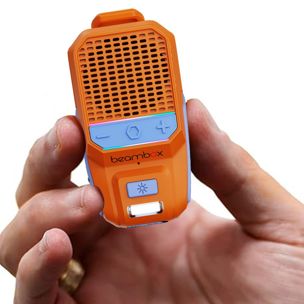 IPX7 Beambox B3 Waterproof Outdoor Sport Wearable Speakers Mini 3W Battery Powered Home Theatre Speakers