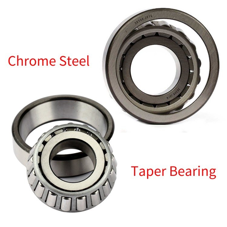 Factory Direct High Quality GCR15 Tapered Roller Bearing 32203-32210 Single Row Steel Cage for Machinery P6 Precision Rating