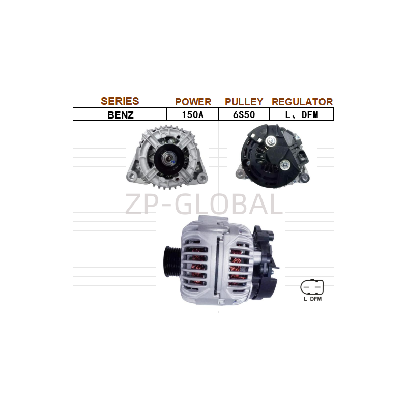 Price Automobile Car Alternator Parts A0121541302 for Mercedes Benz S280/320/350/430