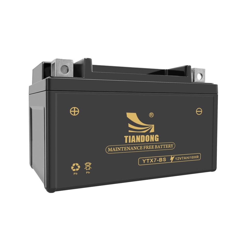 Scooter Battery 12V Adapts to the Hermione Marquis sealed Lead Acid Battery YTX7L Yuet Star Maintenance-free Battery