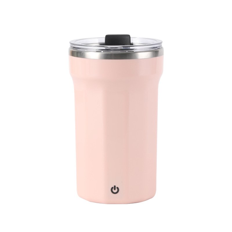 DD3150 Electric Rechargeable Mixing Cup Shaker Coffee Milk Cups for Protein Powder Stainless Steel Magnetic Self Stirring Mug