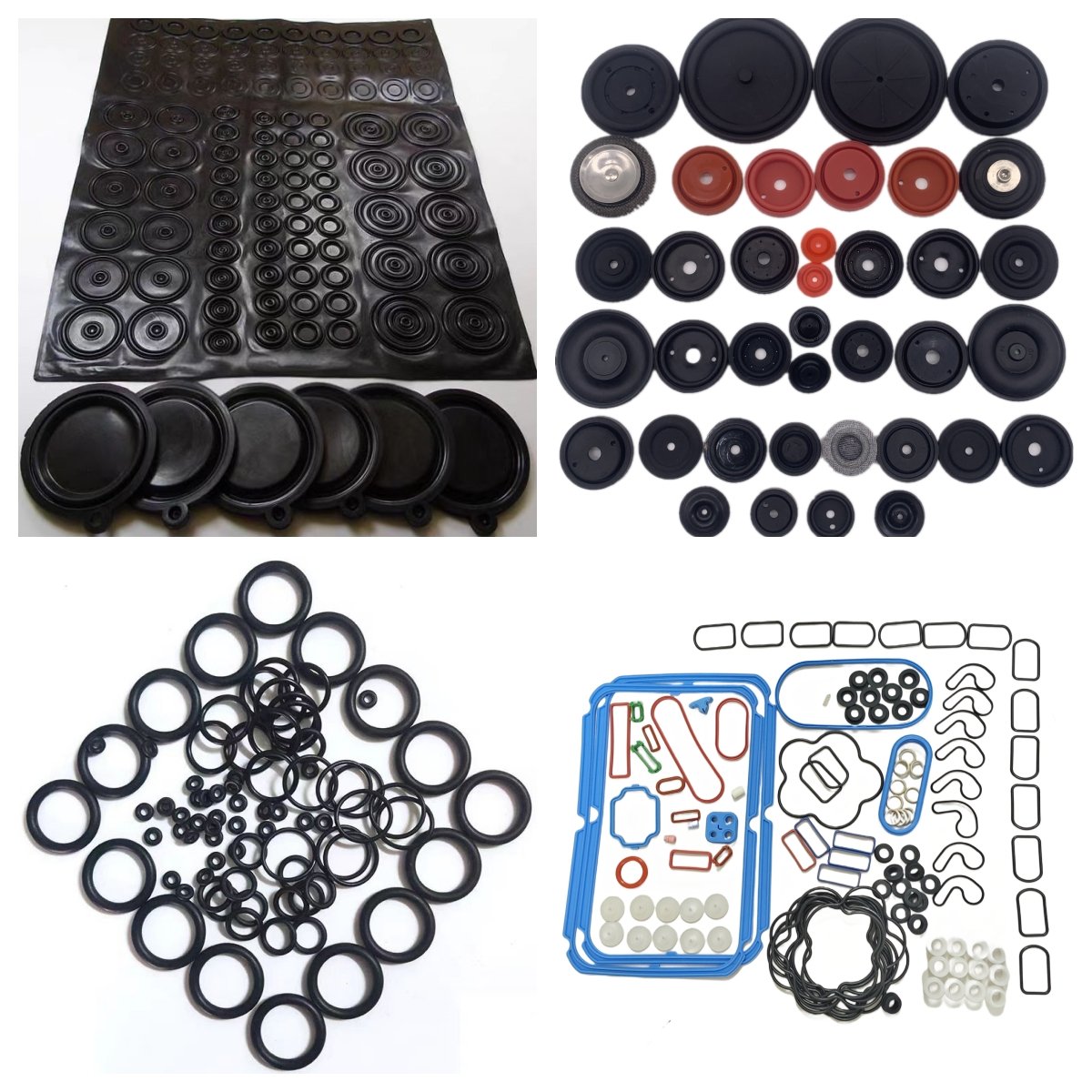 Hot Oem ODM Customized FKM EPDM NBR VMQ Rubber Flat Gasket /Other Seal Parts of High Quality