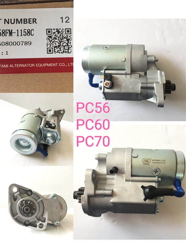 Low Price Starting Motor Auto Starter Motor Parts for XCMG DH55 Excavators