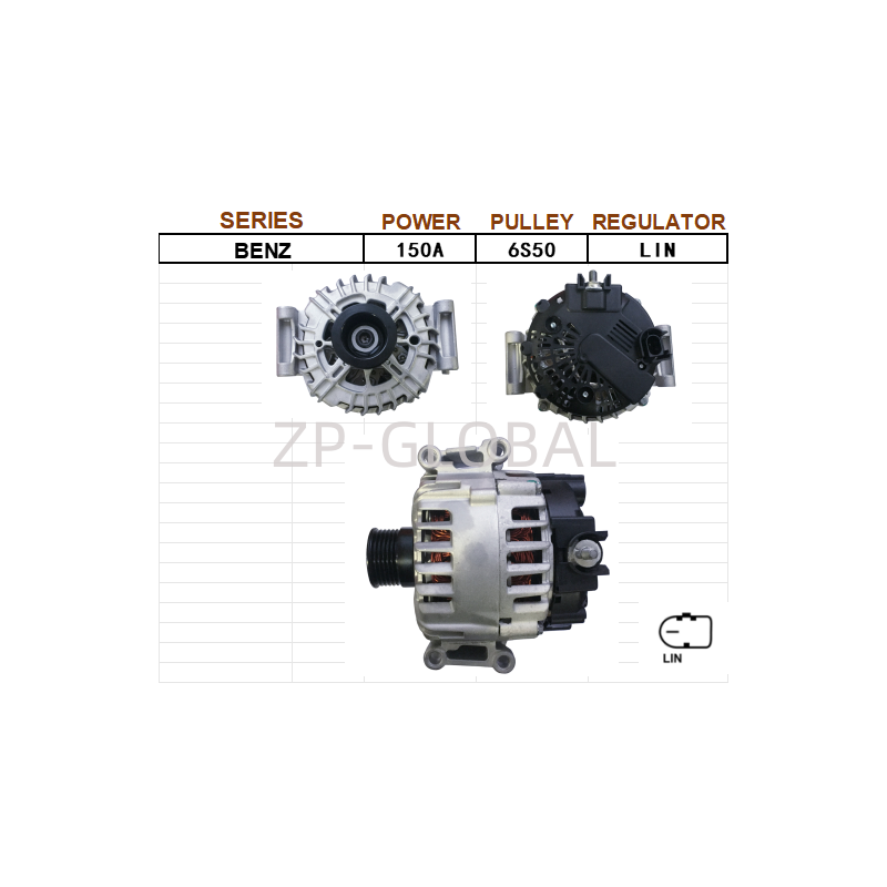 Price Advance Auto Parts Alternator Replacement 0009060401 for Mercedes-Benz C180/C200/E220/E250 2.2