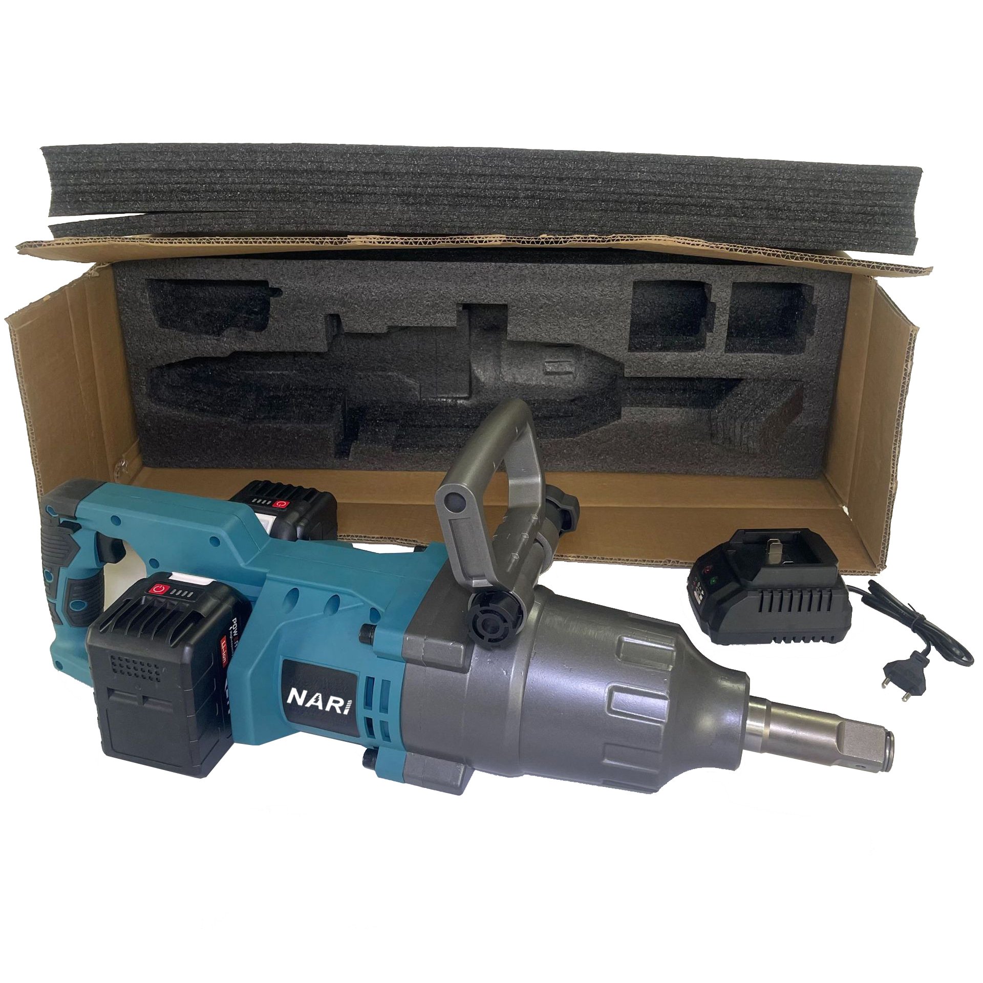 Cordless Industrial Heavy Duty 3500 N.m Big Torque Brushless Impact Wrench with 1 Inch Car Repair Tire Remove 40V Power Wrench