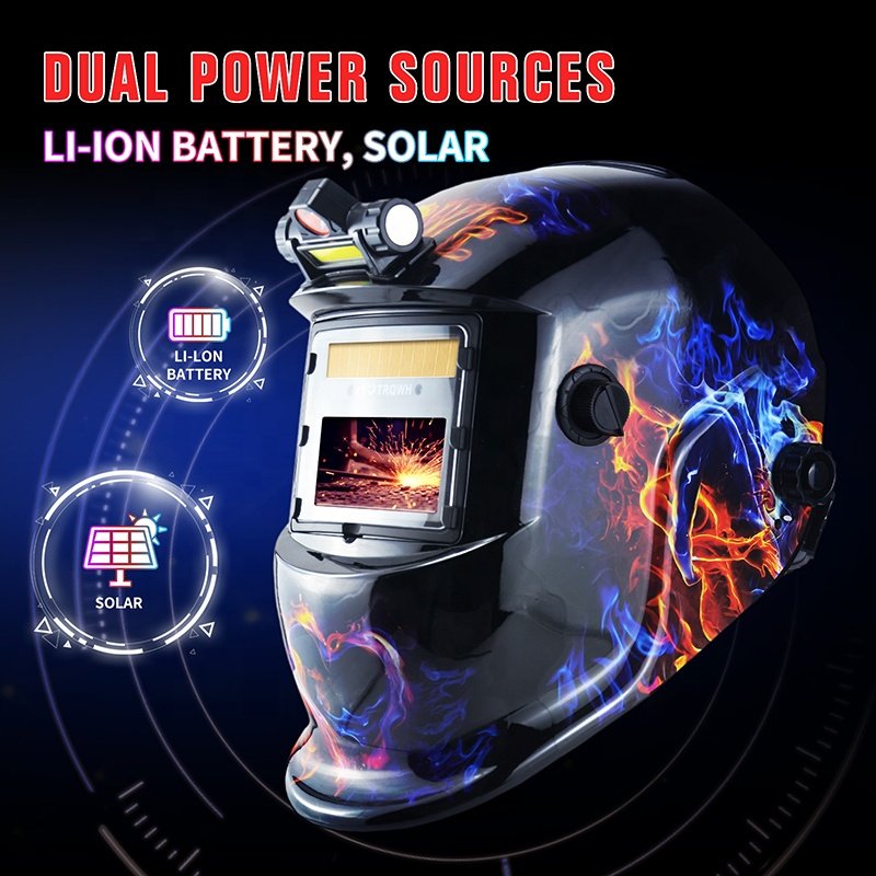 TRQ Hot Sale Welding Helmet Auto Darkening Welder Mask High Quality Welding Helmets