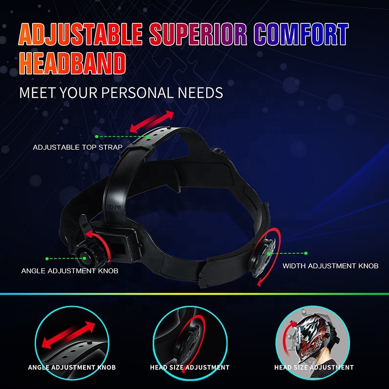 TRQ Hot Sale Welding Helmet Auto Darkening Welder Mask High Quality Welding Helmets