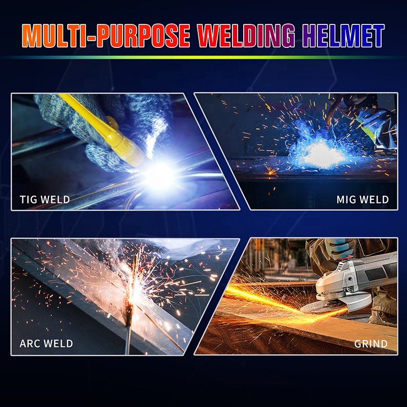 TRQ Hot Sale Welding Helmet Auto Darkening Welder Mask High Quality Welding Helmets