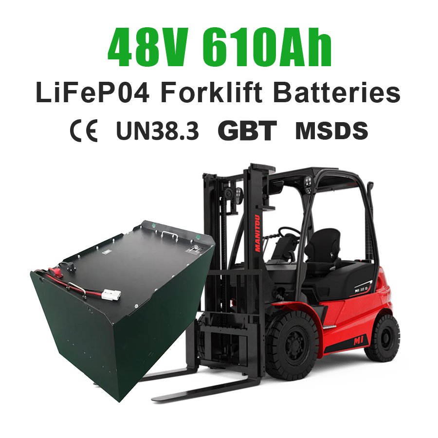 High Power OEM 48v 100ah 610AH Customized Rechargeable 50ah Lithium Battery Pack for Forklift and Golf Cart