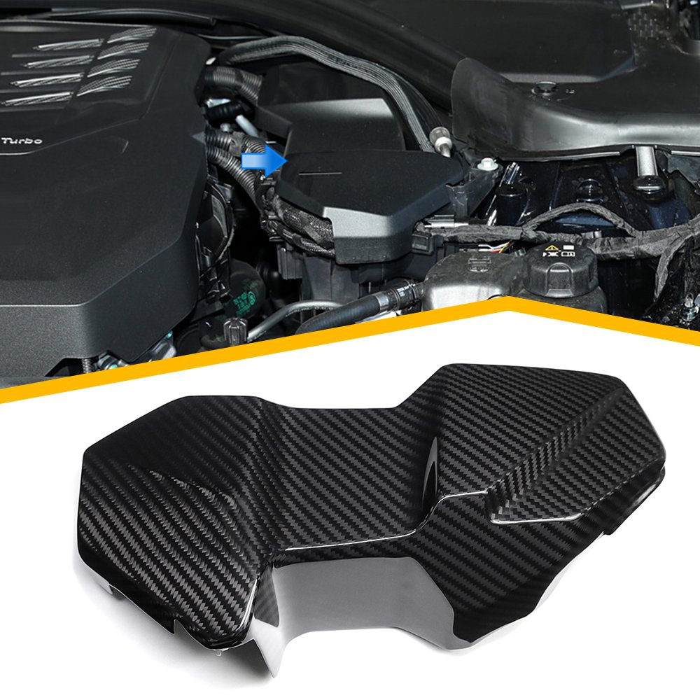JOGON for BMW G20 G21 G22 G23 G26 M340i M440i B58 B48 2020-2024 ECU Battery Erminal Cover Dry Carbon Fiber Car Accessories