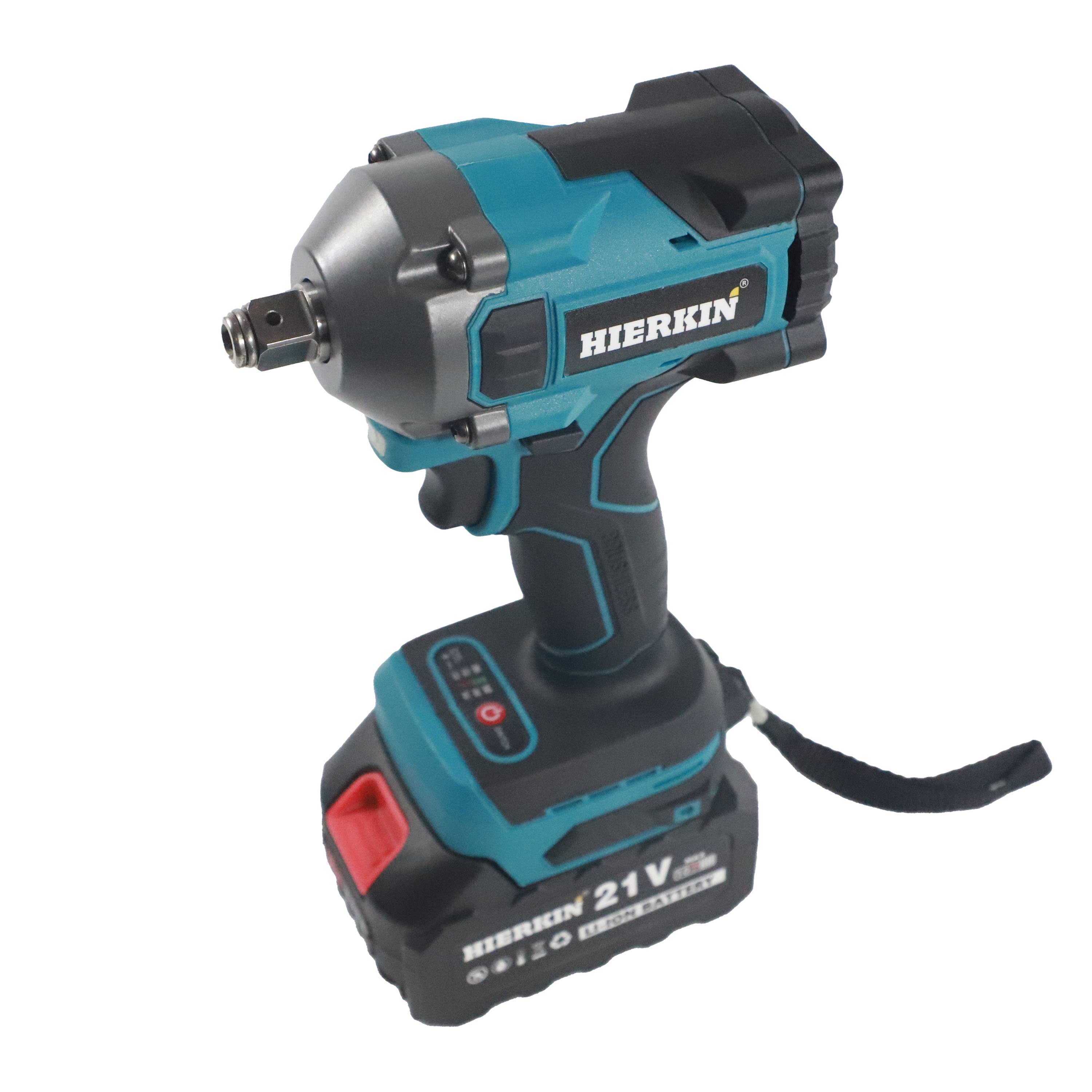 HIERKIN High Torque Cordless Auto Repair Power Tools Klucze Nasadowe 21v Impact Impact Wrench Brushless Wrenches Socket Set