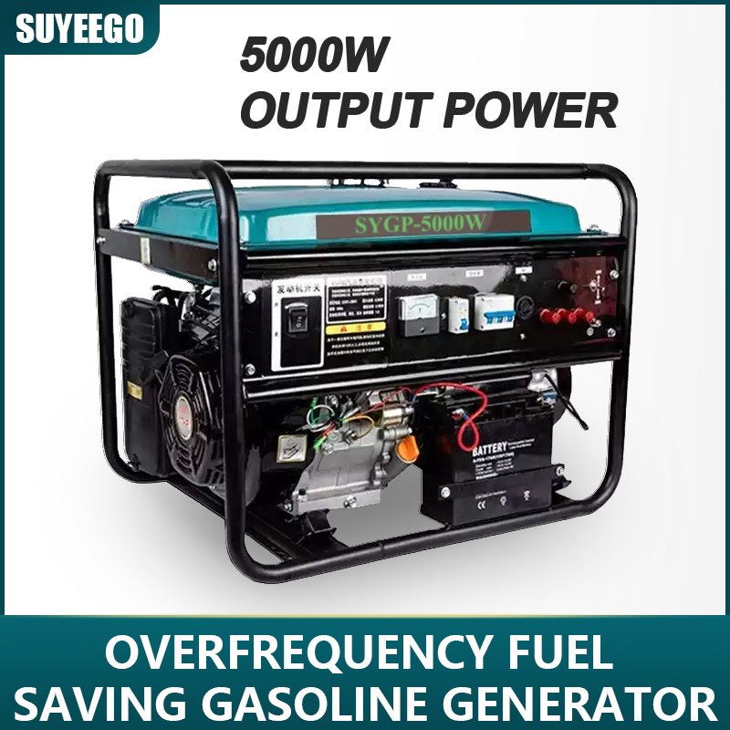 SUYEEGO in Stock Silent Power Petrol Gasoline Generator 3kw 5kw 8kw With Handle and Wheel Gasoline Generator