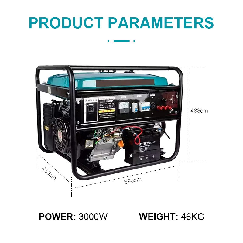 SUYEEGO in Stock Silent Power Petrol Gasoline Generator 3kw 5kw 8kw With Handle and Wheel Gasoline Generator