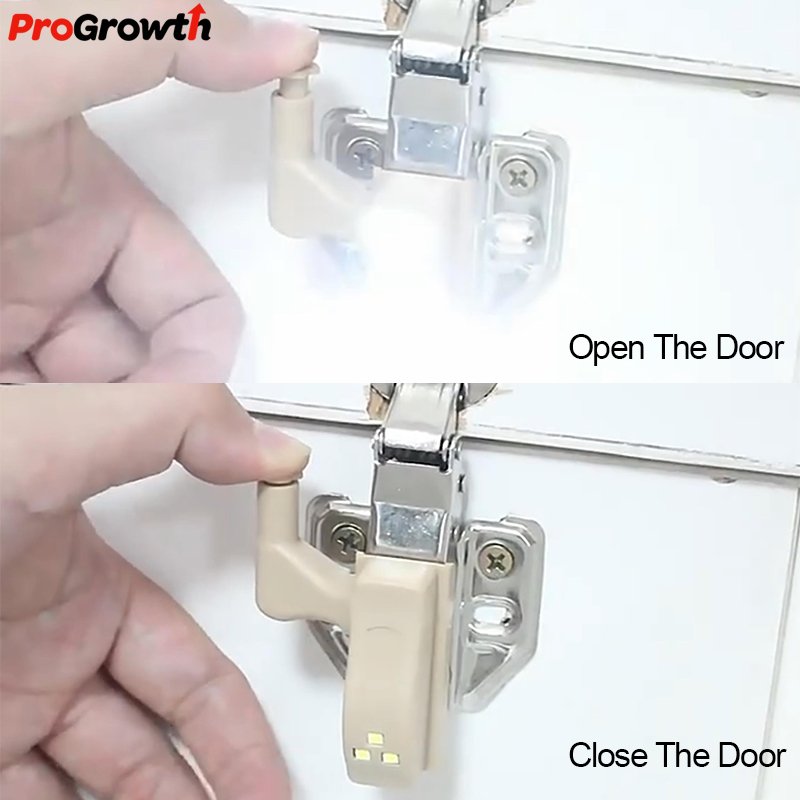 Other Furniture Hardware Accessories Battery Lamp Led Hinge Wardrobe Cupboard ABS Hydraulic Hinge LED Light