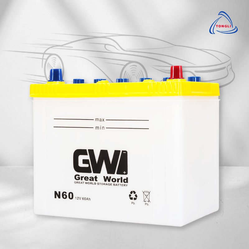 New 12V 60AH Lead Acid Car Battery 12 Volt Deep Cycle Auto Battery Wholesale Start up Auto Battery Prices 50AH 100AH Capacity