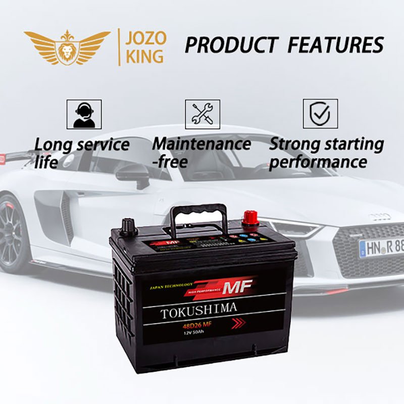 12V 65Ah NS70 65D26 Power Bank Battery for Car Jump Start Emergency Vehicle Tools Auto Batteries