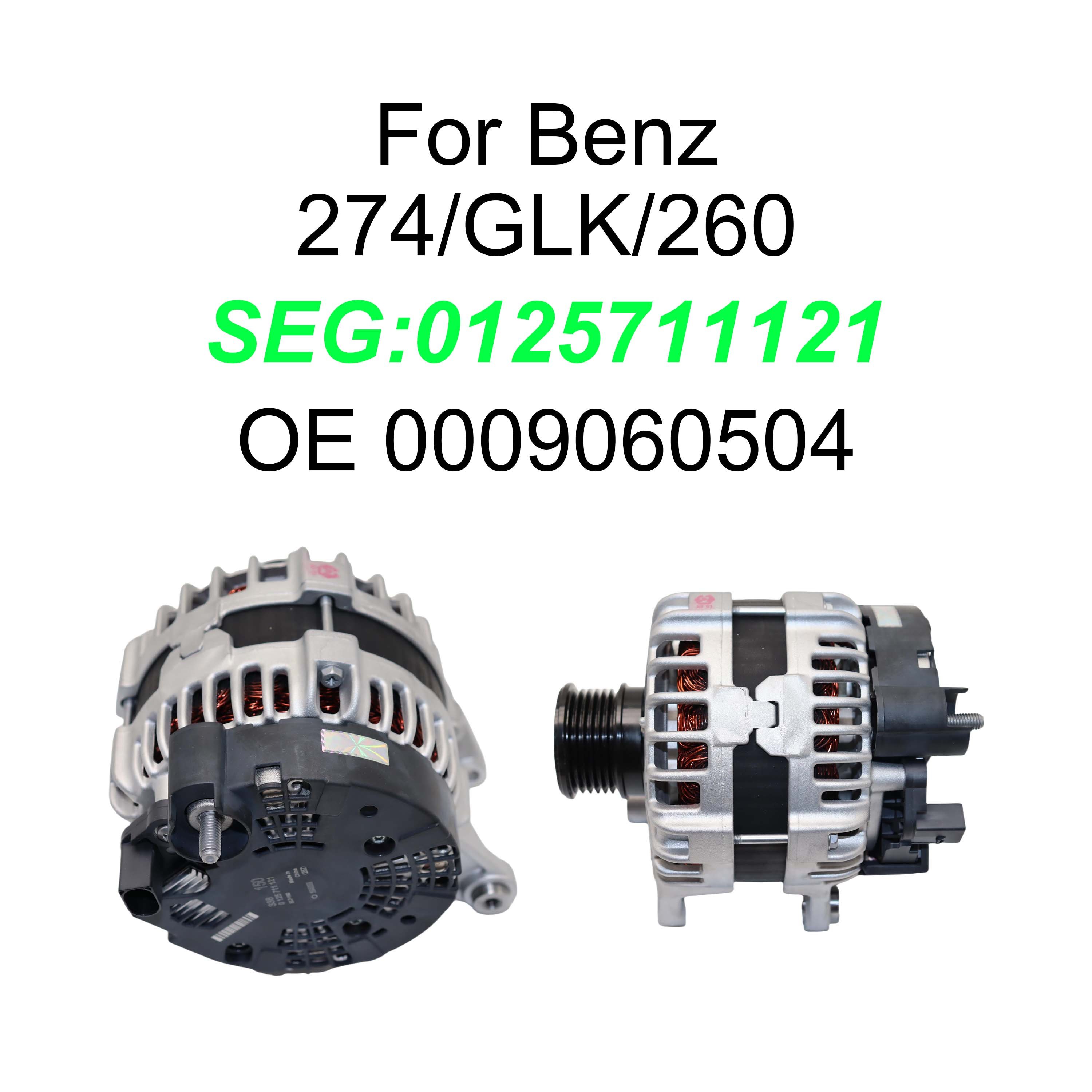 0125711122 0009060504 A0009060504 Alternator Best Prices Auto Electrical Car Alternator Car Alternator 12v for Mercedes-Benz