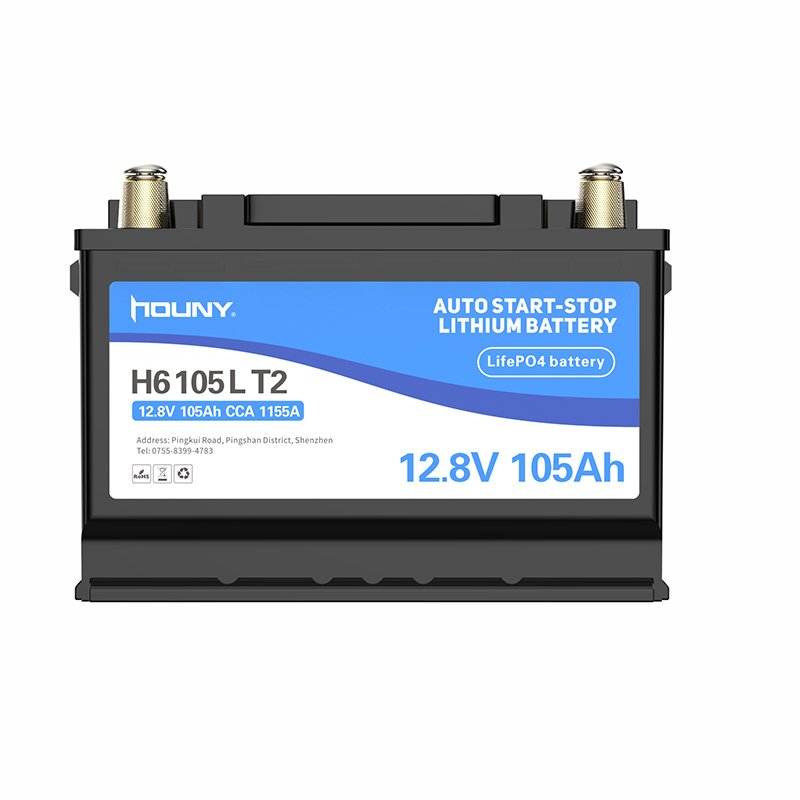 12V Volt 100Ah Lithium Lifepo4 Starstop 45ah 75ah 90ah120 Ah Auto Starter Battery for Car Start Battery Cca