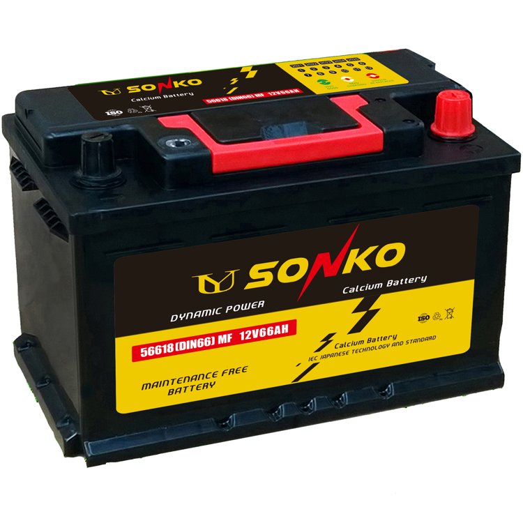 SONKO High Quality DIN75 12v 75ah Auto Battery for Car BATTEYR