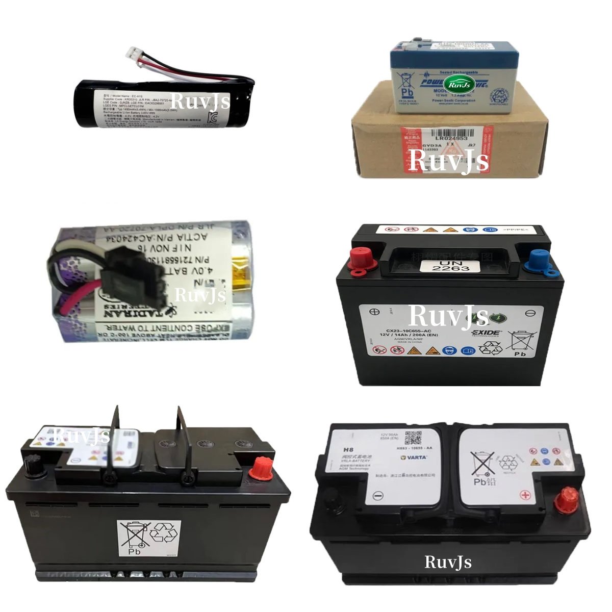 RuvJs Automotive 48V Hybrid Battery LR137929 LR139593 LR115327 T2H49067 for for Land Rover Jaguar GGWLC K8D2-10C784-AF