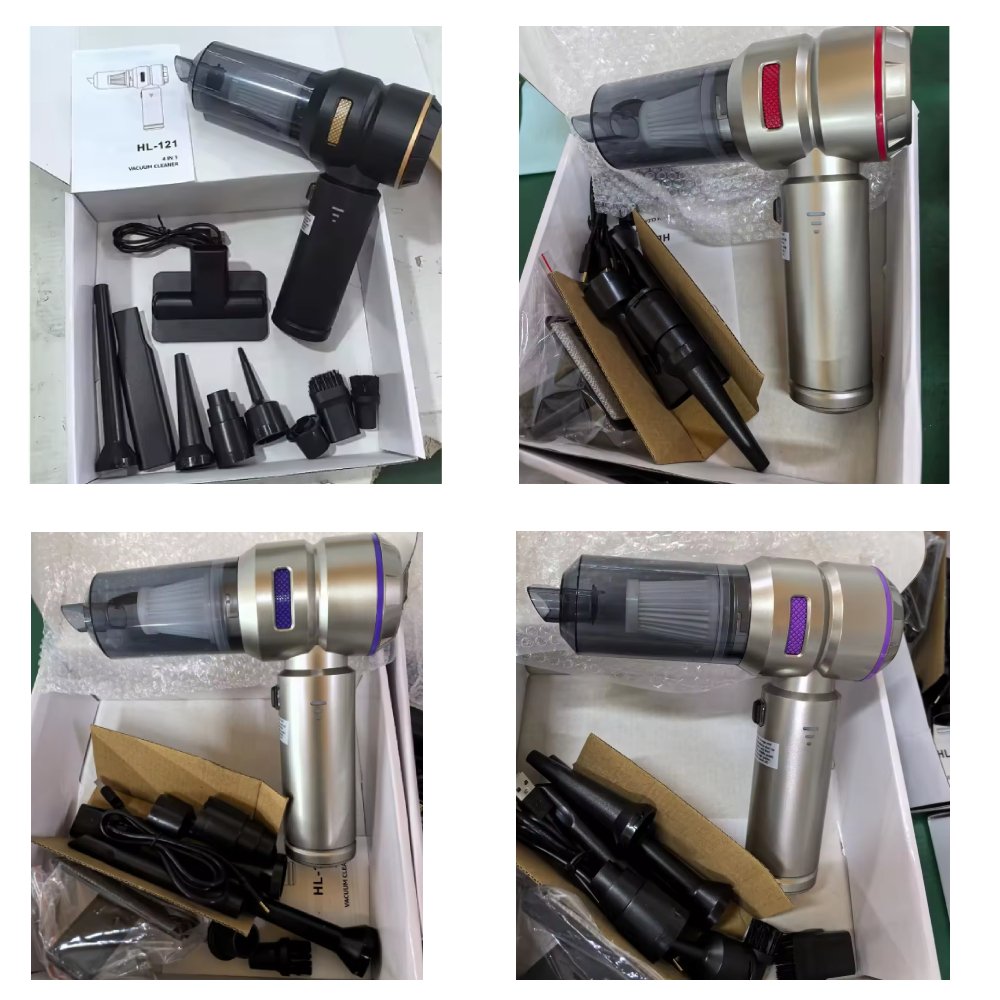 18000Pa Auto Automotive Car Aspirator Interior Seat Cleaning Battery Power 2 in 1 Portable Hand Held Vacuum Cleaner for Car
