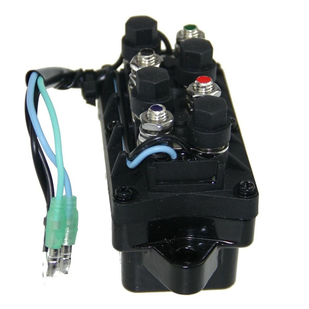 6H1-81950-00-00 6H1-81950-01-00 Solenoid Switch Trim and Tilt Relay Assy for Yamaha 30-90hp Outboard Engine