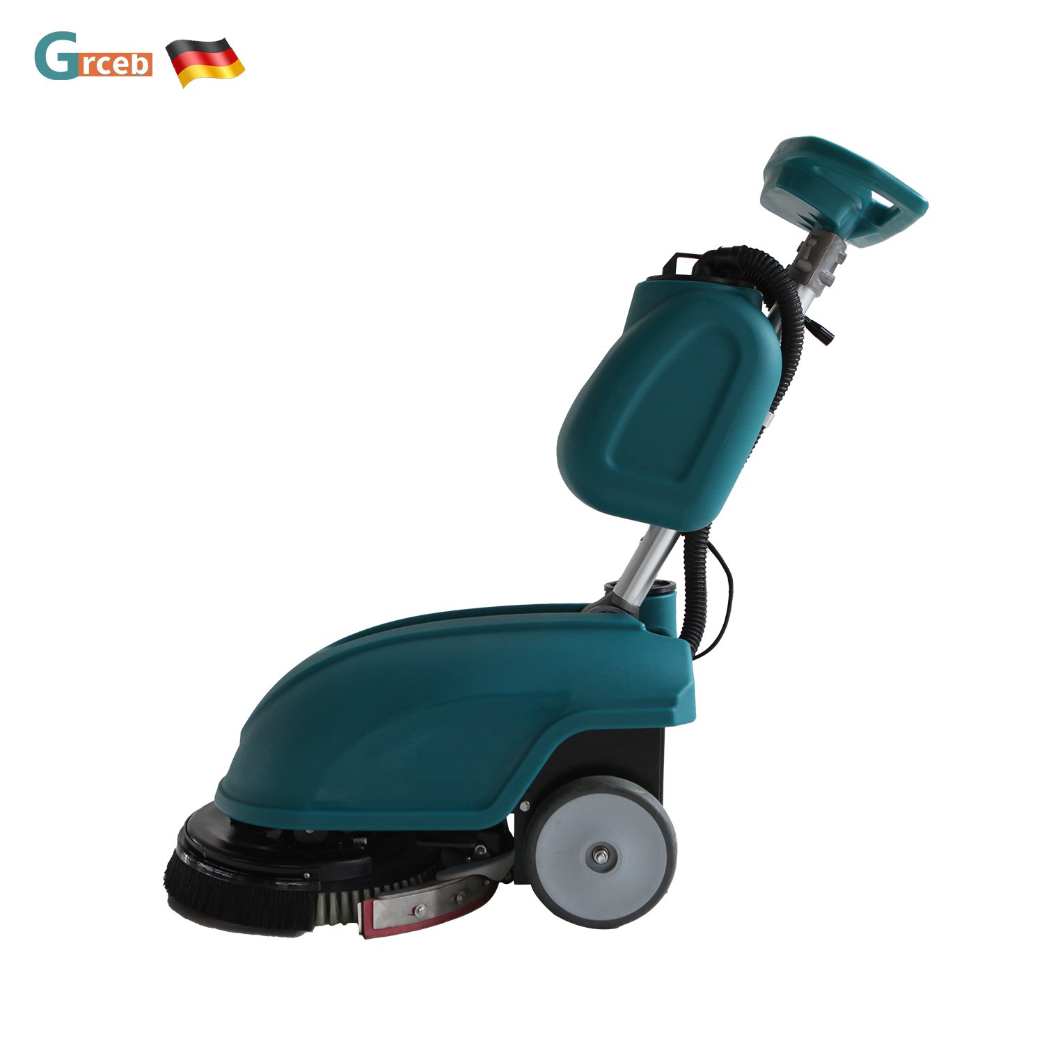 GS350 Electric Walk-Behind Floor Scrubber New Marble Washing Scrubber Home Hotels Restaurants Cleaning Walkways Floors Counters