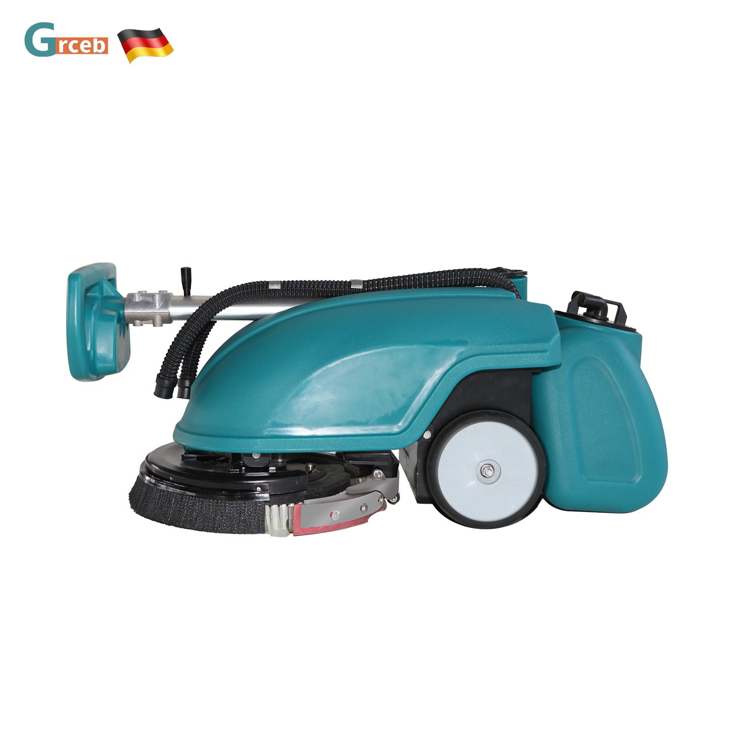 GS350 Electric Walk-Behind Floor Scrubber New Marble Washing Scrubber Home Hotels Restaurants Cleaning Walkways Floors Counters