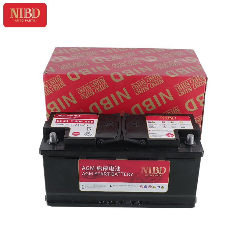 NIBD for BMW N55 N57 E71 F01 F02 Starting AGM Battery L6(105AH) 61217604808