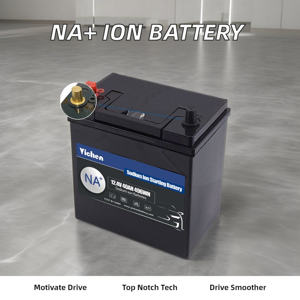 Innovative 12.4V 40Ah New Auto Battery Sodium-ion Starting Cranking 12V Na+ for Cars