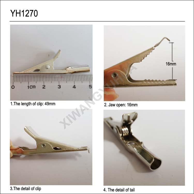 Alligator Clips Booster Car Jump Starter Car Emergency Start Power 12V 200A Cable Clamp Storage Battery Anti-Reverse Clip EC5