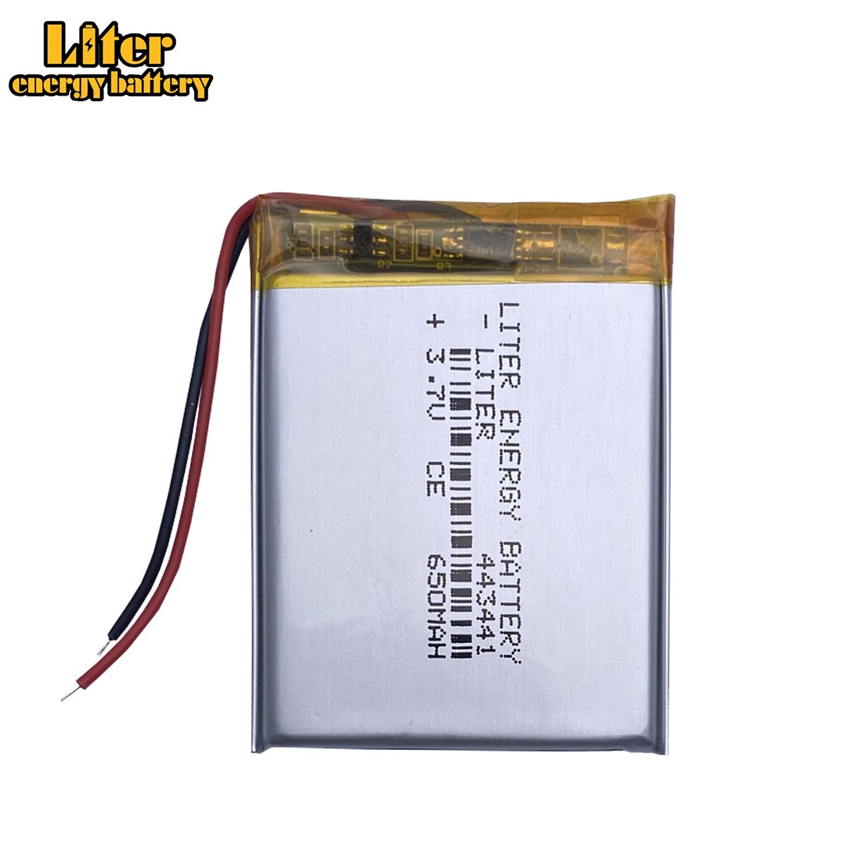 Small Li-Polymer 3.7V 650mAh 443441 Pack Rechargeable Lipo Battery for Mobile Phone