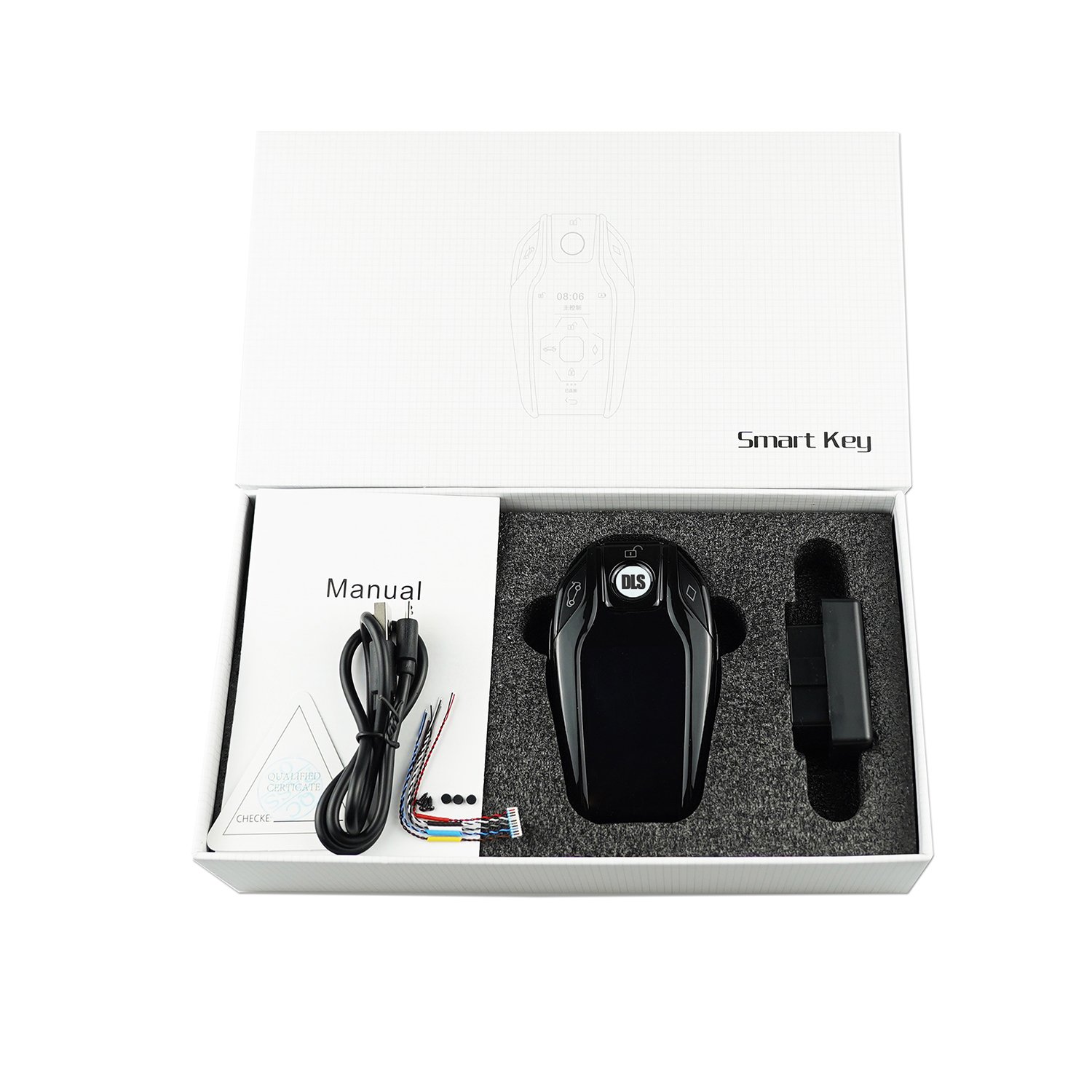 Modified Universal LCD Car Key Remote Smart Car Key with Screen Suitable for All Original Cars